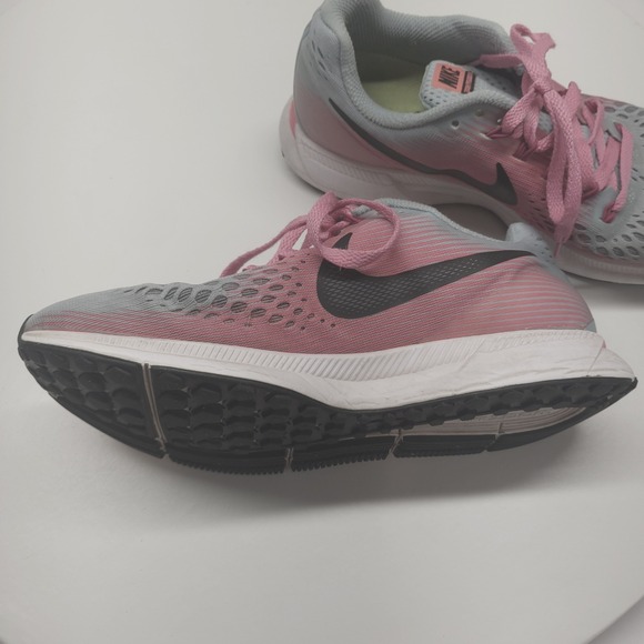 Nike Air Zoom Pegasus 34 Women Running Shoes Pink Grey Sz 8.5 - Picture 8 of 16